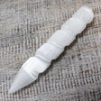 Selenite Wand Spiral - 16 cm (Point One Ends) - SHAMTAM.COM