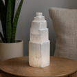 Selenite Tower Lamp 25 cm - SHAMTAM.COM
