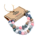 Couple Bracelets - Harmony - Rainbow Gemstones - SHAMTAM.COM