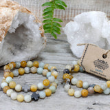 Couple Bracelets - Loyalty - Amazonite & Yellow Jasper - SHAMTAM.COM