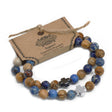 Couple Bracelets - Support - Sodalite & Picture Stone - SHAMTAM.COM