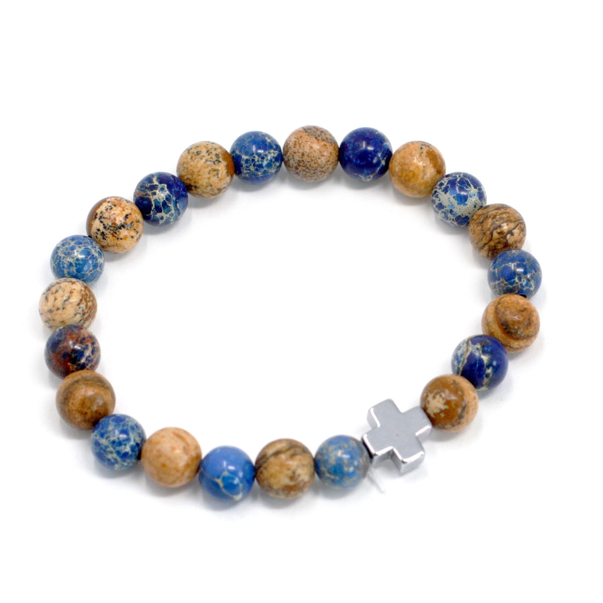 Couple Bracelets - Support - Sodalite & Picture Stone - SHAMTAM.COM