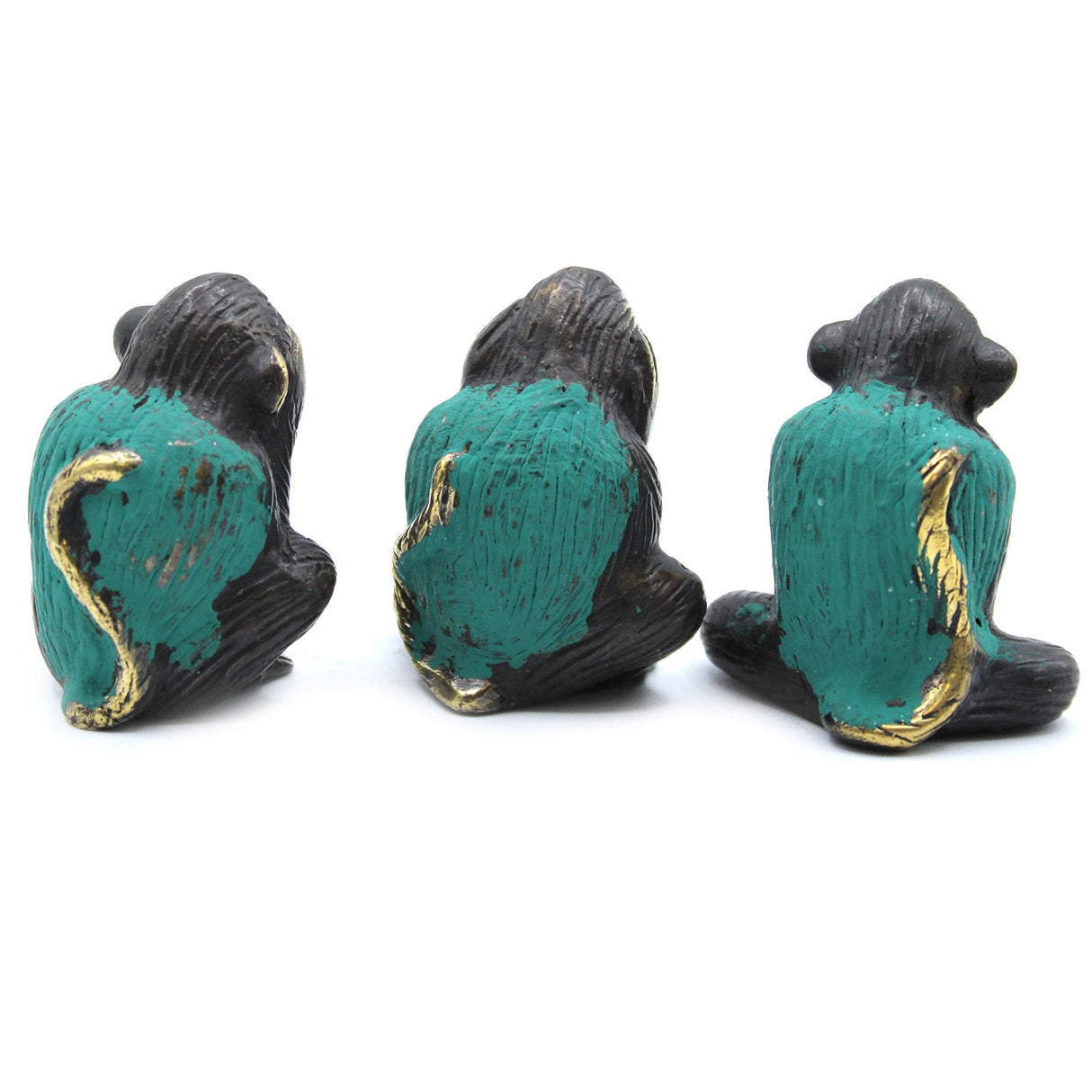 Set of 3 - See No Evil etc - Monkeys - SHAMTAM.COM