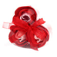 Soap Flowers Heart Box - Red Roses - Set of 3 - SHAMTAM.COM