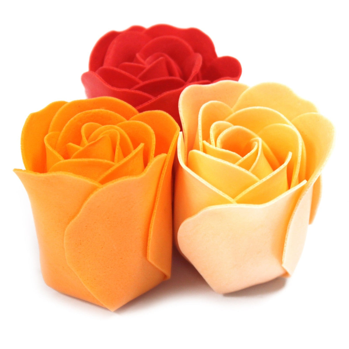 Set of 9 Soap Flower Box - Peach Roses - SHAMTAM.COM