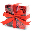 Set of 9 Soap Flowers - Red Roses - SHAMTAM.COM