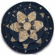 Set of Three Seagrass Bowls Wall Art - Black - SHAMTAM.COM