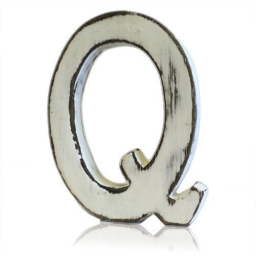 Wooden Letter - Q - SHAMTAM.COM