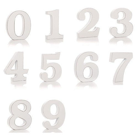 Wooden Numbers - SHAMTAM.COM