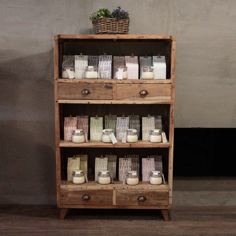 Shelf Display - Recycled Wood - 100x40x160cm - SHAMTAM.COM