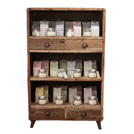 Shelf Display - Recycled Wood - 100x40x160cm - SHAMTAM.COM
