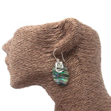 Shell & Silver Earrings - Abalone - SHAMTAM.COM