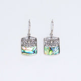 Shell & Silver Earrings - Dragonfly - Abalone - SHAMTAM.COM