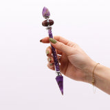 Shiva Lingam Magic Wand - Amethyst - Success - SHAMTAM.COM