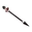 Shiva Lingam Magic Wand - Black Tourmaline & Agate - Protection - SHAMTAM.COM