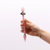 Shiva Lingam Magic Wand - Rose Quartz - Love - SHAMTAM.COM