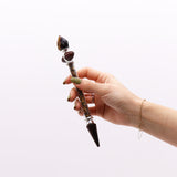 Shiva Lingam Healing Wand - Tiger Eye - Confidence - SHAMTAM.COM