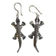 Silver Earrings - Lizards - SHAMTAM.COM