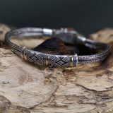 Silver & Gold Bracelet - Unisex Single Chain - SHAMTAM.COM