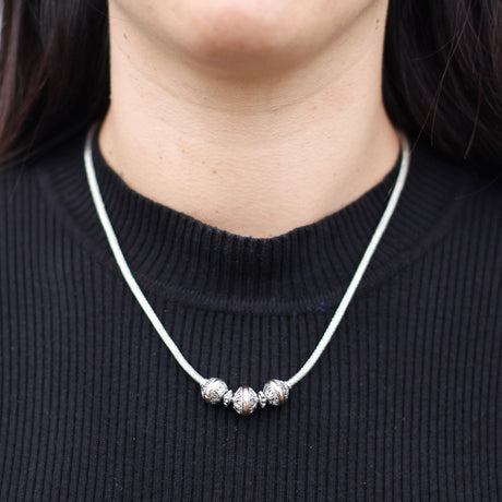 Boho Necklace - Silver & Gold - SHAMTAM.COM