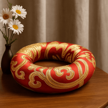 Singing Bowl Cushion 10cm Red For 12-14cm Bowls