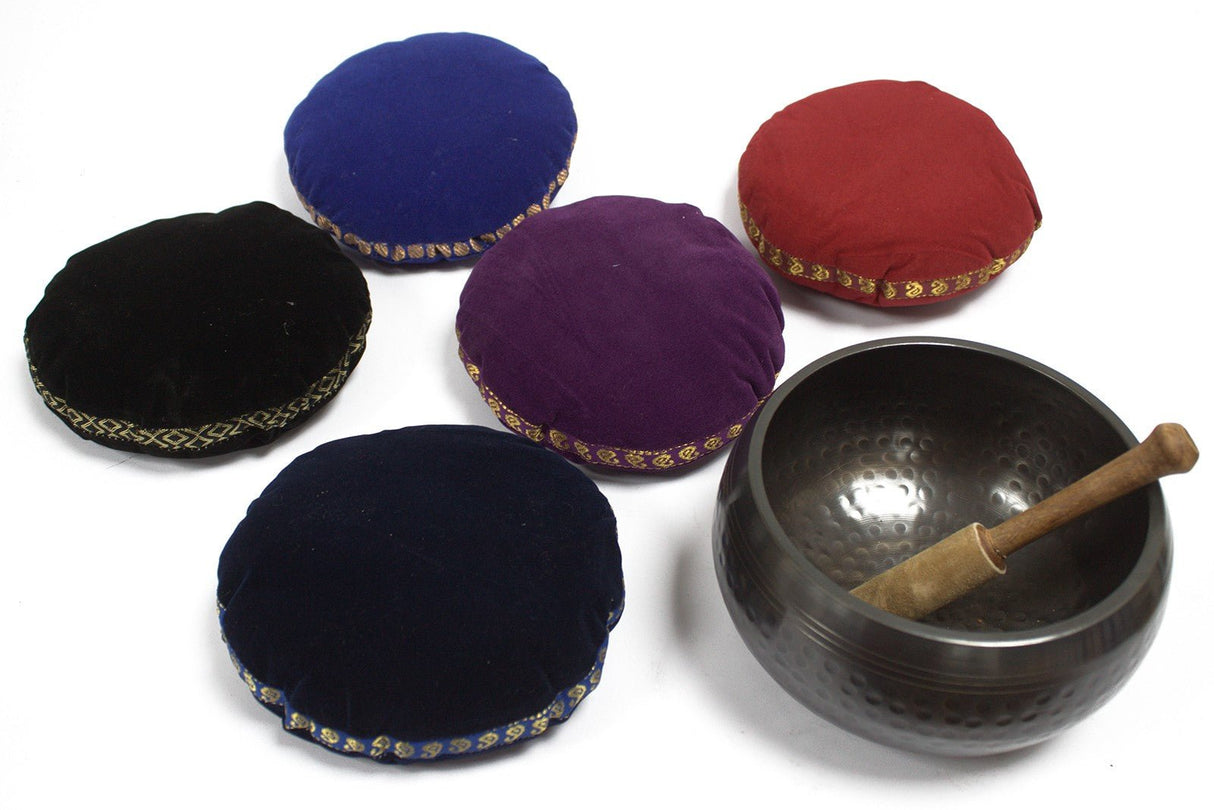 Singing Bowl Cushion - Velvet 11cm - SHAMTAM.COM