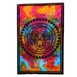 Single Cotton Bedspread + Wall Hanging - Hamsa - SHAMTAM.COM