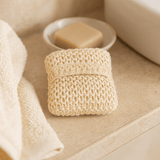Sisal Exfoliating Scrub Sponge Cushion - SHAMTAM.COM