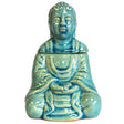 Sitting Buddha Oil Burner - Blue - SHAMTAM.COM