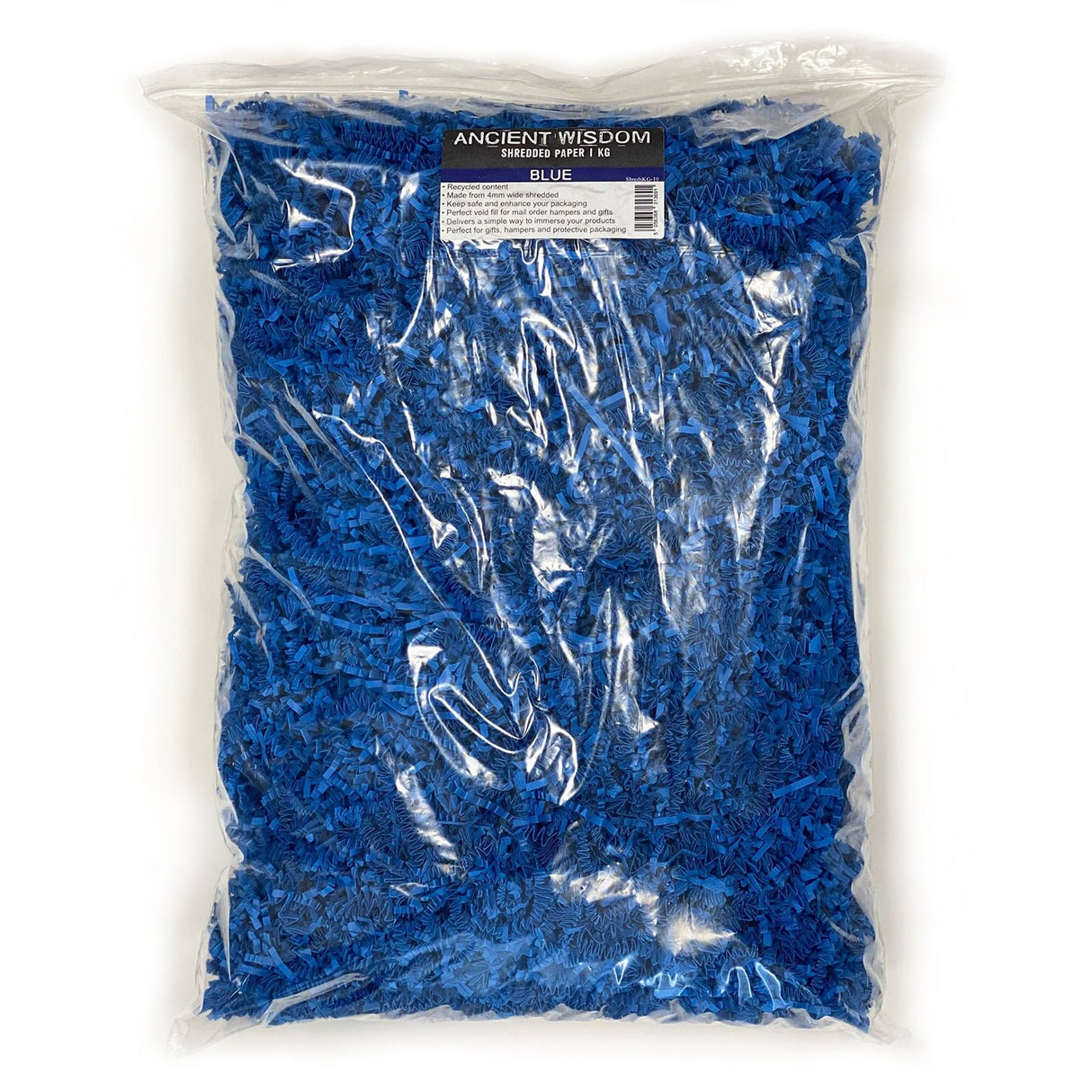 Blue Shredded paper - SizzlePak (1KG) - SHAMTAM.COM