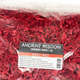 Red Shredded Paper - SizzlePak Deep Red (1KG) for Gift Wrapping - SHAMTAM.COM