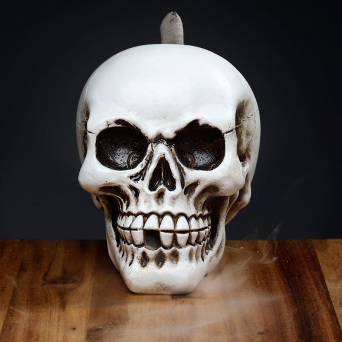 Skull Backflow Incense Burner - SHAMTAM.COM