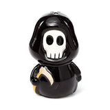 Skull Boy & Ghost Boy Halloween Ceramic Salt & Pepper Shaker Set - Cute Grim Reaper Design - SHAMTAM.COM