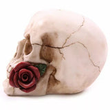 Skull with Rose - SHAMTAM.COM