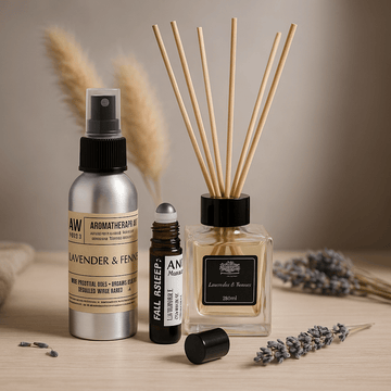 Alvás aromaterápiás illóolaj készlet, 3 darabos