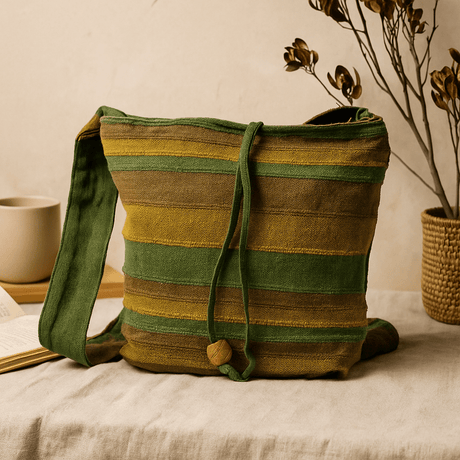 Sling Bag, Blue Nepal - SHAMTAM.COM