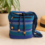 Sling Bag Blue Rivers Nepal - SHAMTAM.COM