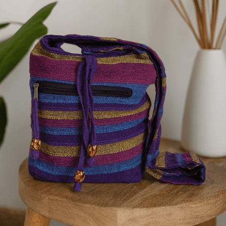 Sling Bag Wild Flowers Nepal - SHAMTAM.COM