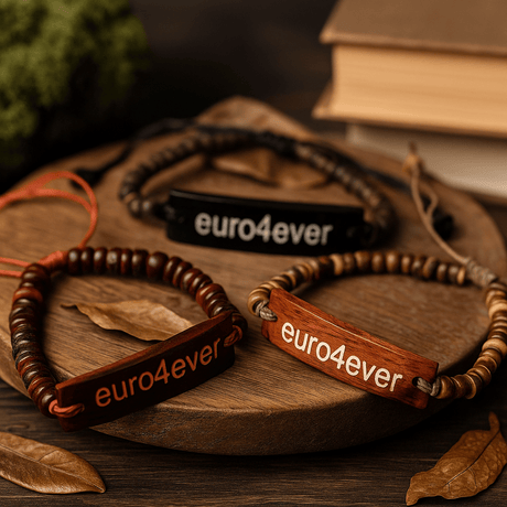 Slogan Bracelet Set Euro4Ever 6 Pieces - SHAMTAM.COM