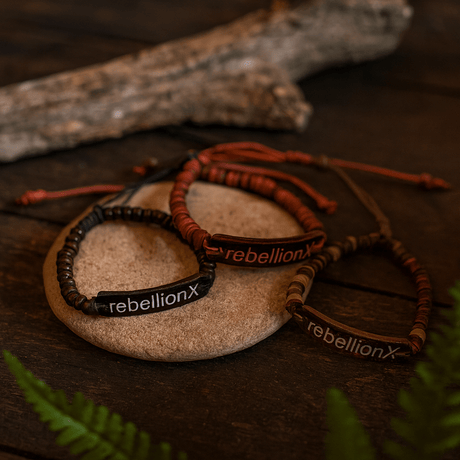 Slogan Bracelet Set Rebellion X 6 Pack - SHAMTAM.COM