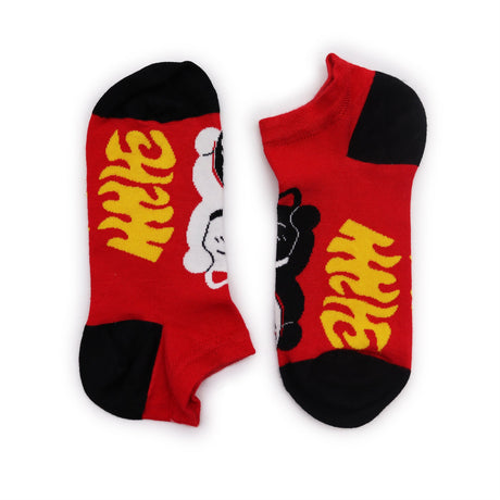 Lucky Cat Socks Low S/M 3.5 - 6.5 - Lucky Cat - SHAMTAM.COM