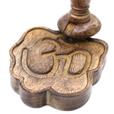 Sm Mango Wood Backflow Burner - Ohm - SHAMTAM.COM