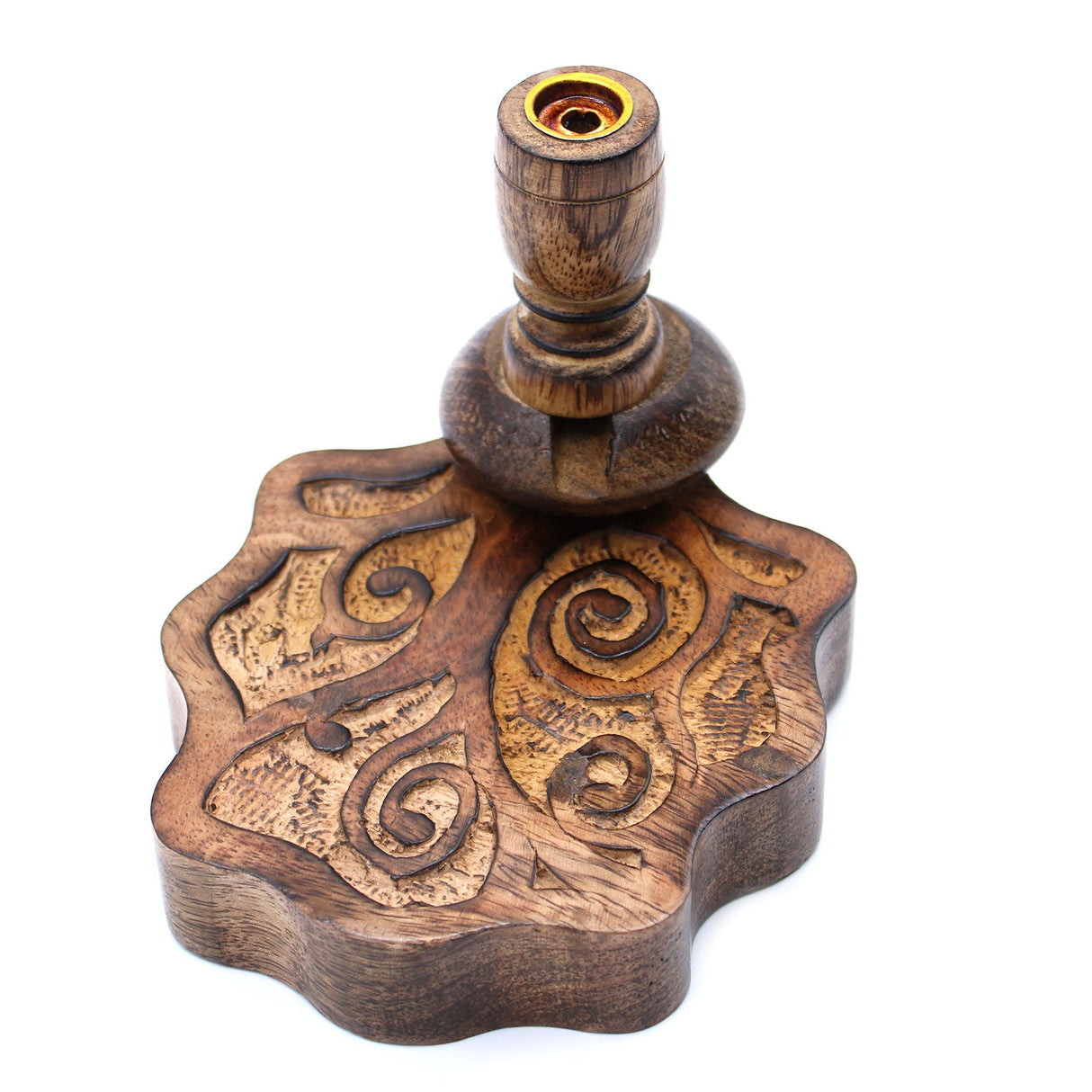 Sm Mango Wood Backflow Burner - Tree of Life - SHAMTAM.COM