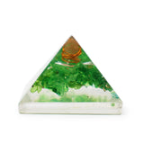 Orgonite Pyramid Crystals and Copper 25mm (assorted colours/designs) - SHAMTAM.COM