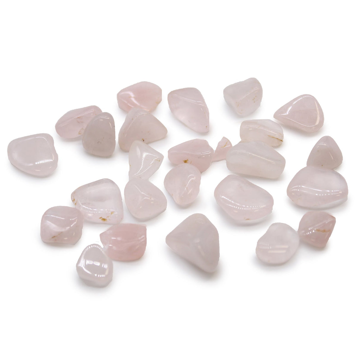 Rose Quartz Tumbled Stones African - SHAMTAM.COM