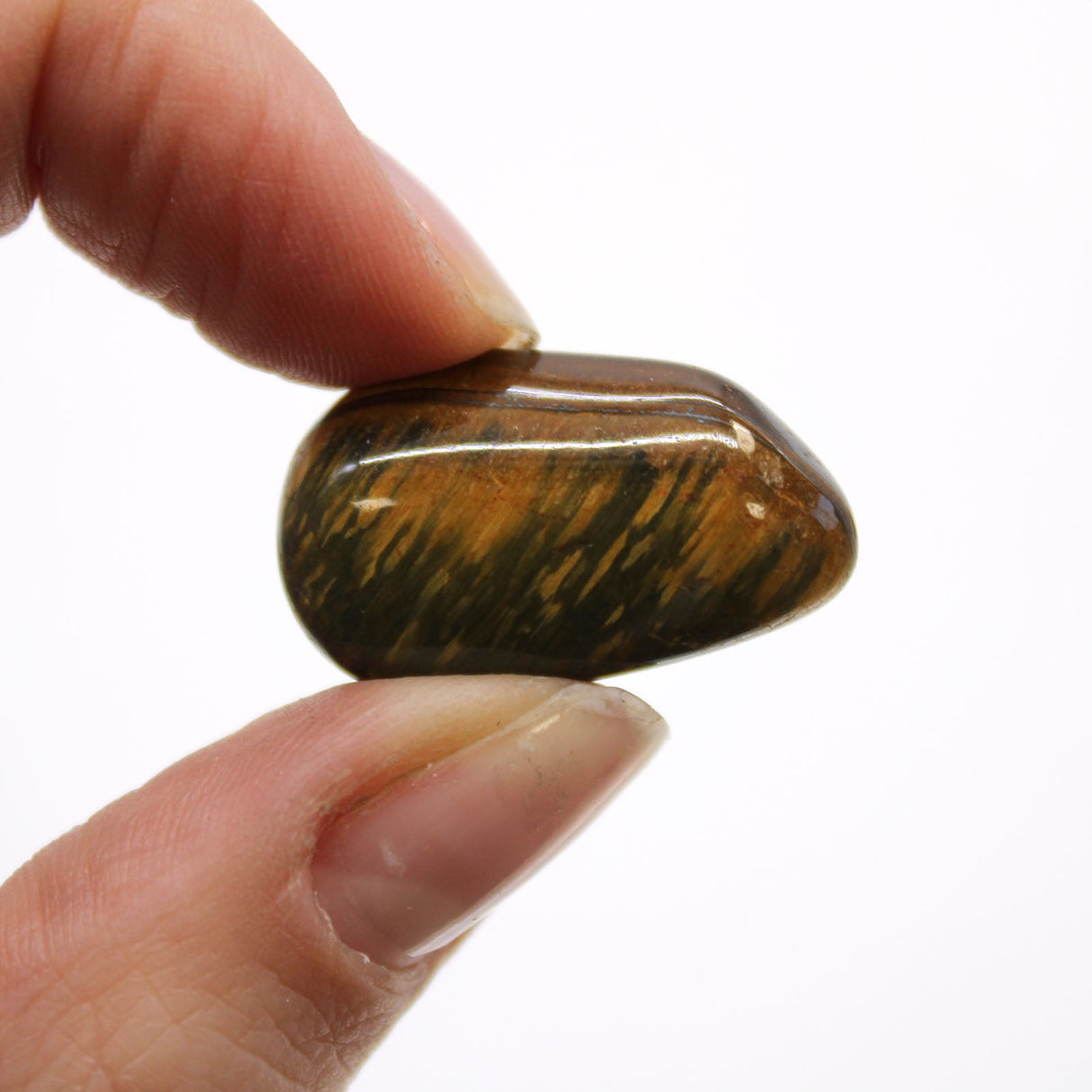 Tigers Eye Tumbled Stones African Varigated - SHAMTAM.COM