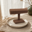 Small Bangle "T" Stand - Chocolate — styled in a warm, naturally lit interior