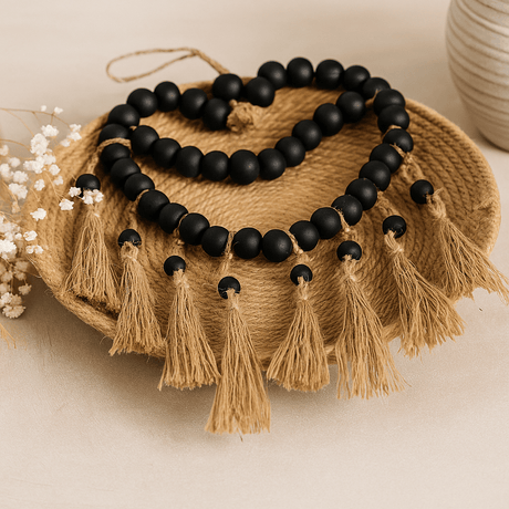 Small Beaded Heart Hanging Mobile 27x20cm - SHAMTAM.COM