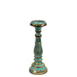 Small Candle Stand - Turquois Gold - SHAMTAM.COM