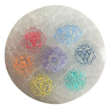 Chakra Charging Plate Selenite 8cm - SHAMTAM.COM